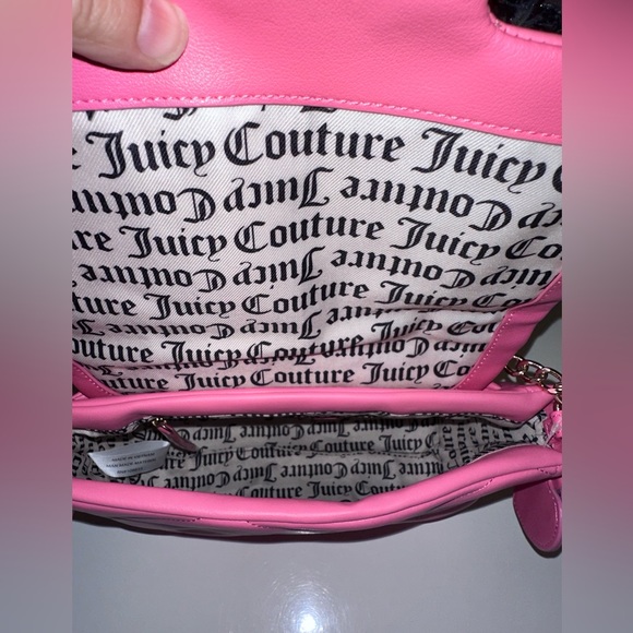 NWT JUICY COUTURE BRIGHTER THAN DIAMOND CROSSBODY BAG PINK LEMONADE Bundle - Picture 6 of 8